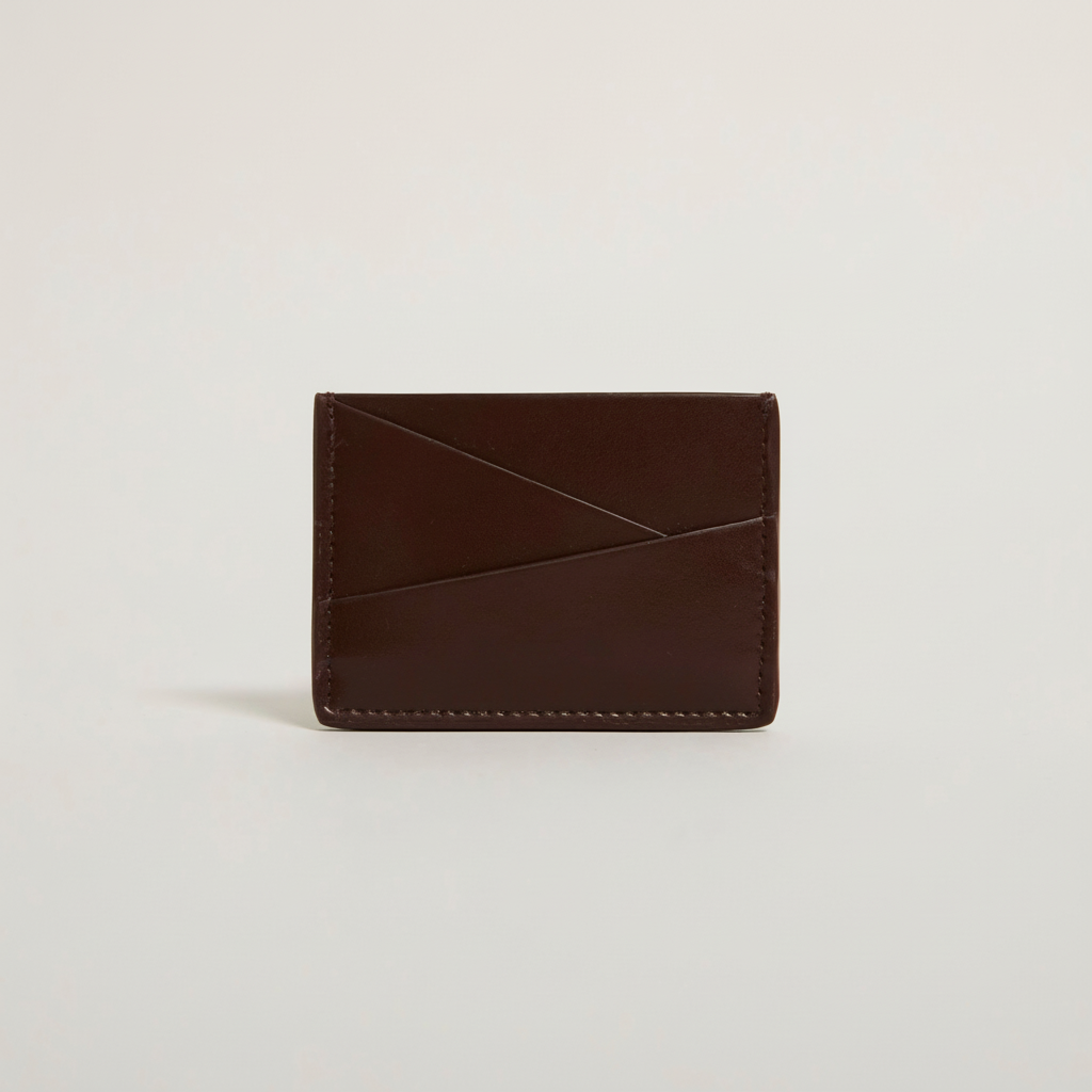 Pineapple Puzzle Cardholder (Dark Brown)