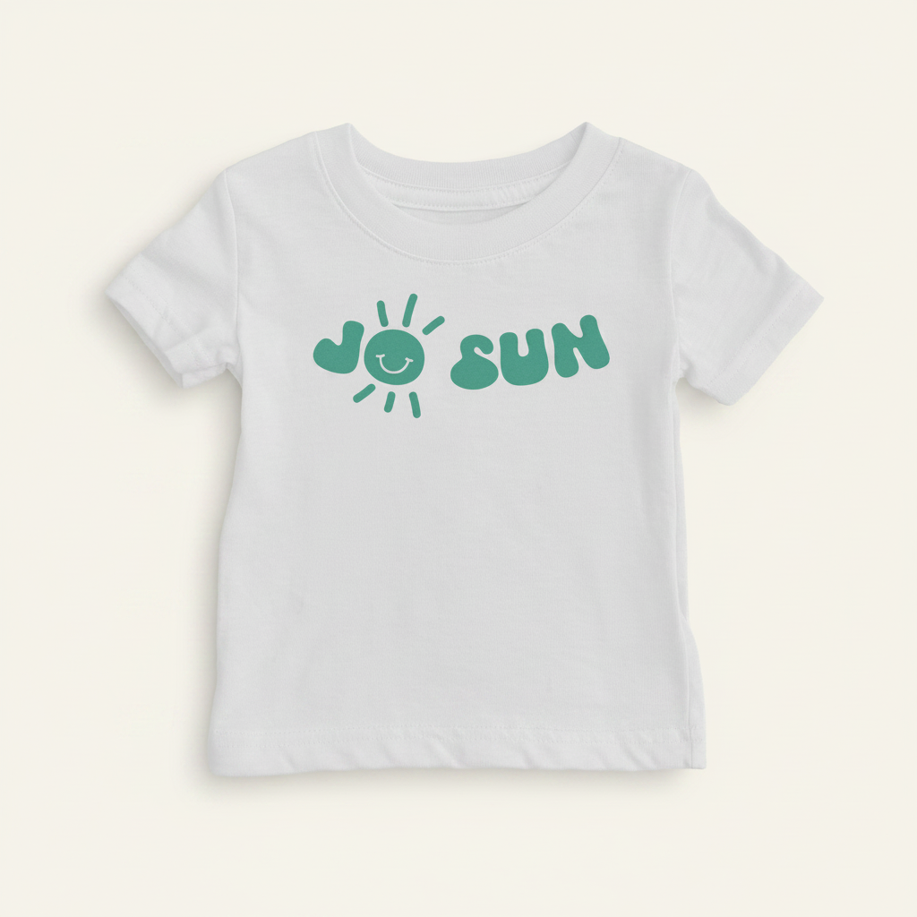 Jo Sun Shirt (Baby) flat lay on clean warm ivory background, zero shadows — CULTR editorial product photo