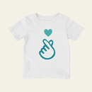 Love Sign Sunny Shirt (Toddler) on ivory background