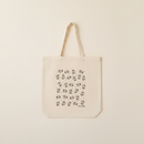 Boba Cotton Tote on clean warm ivory background with flat ambient light — CULTR editorial product photo