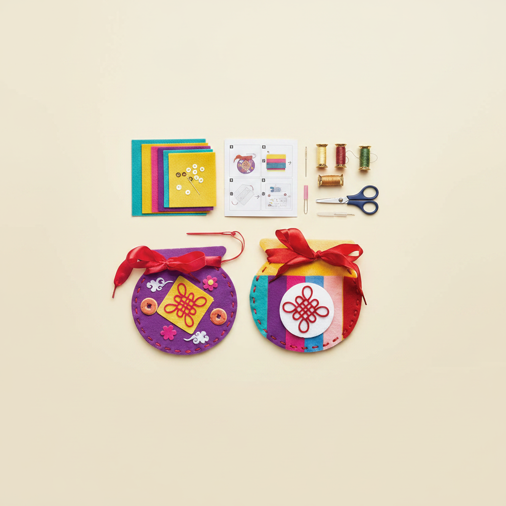 Sew-Your-Own Bokjumeoni Lucky Pouch