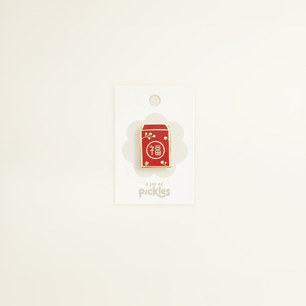 Lunar New Year Lucky Red Envelope Pin