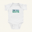 Yee Yee's Bestie Onesie on ivory background