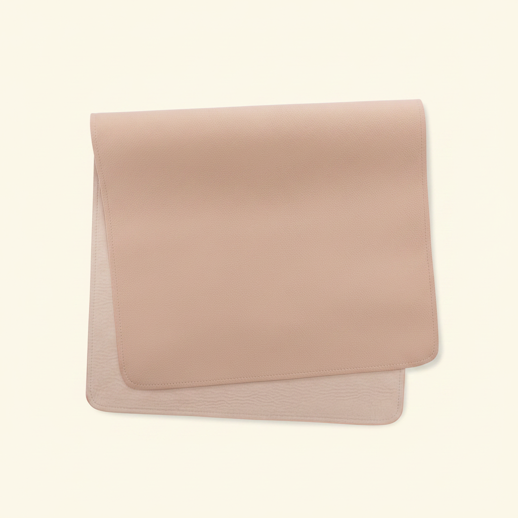 Vegan Leather Changing Mat | Pink Sand
