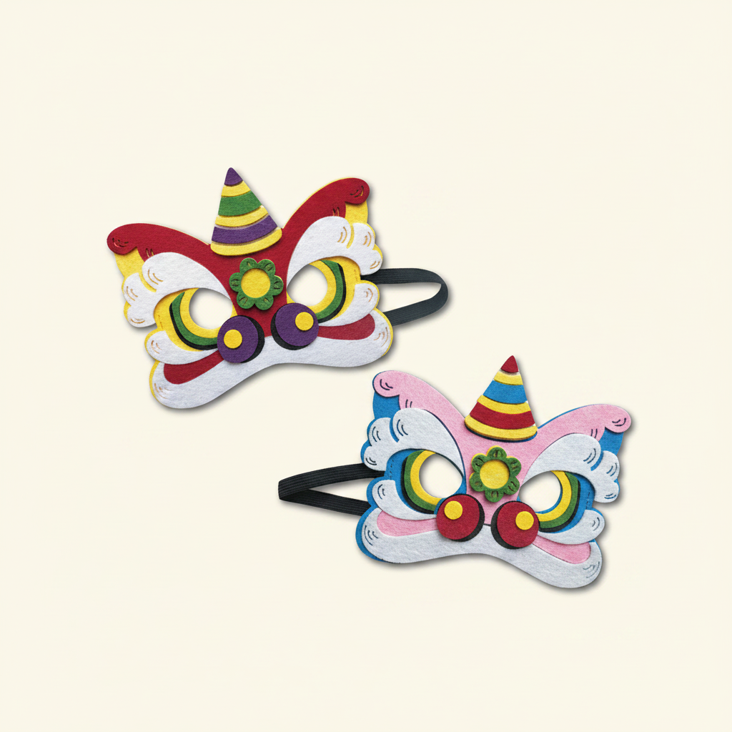 Create-Your-Own Lion Dance Masks