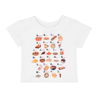 Infant Alphabet T-Shirt – Multicultural Baby Tee with Educational Print