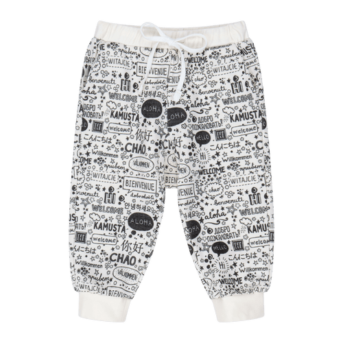 Infant Hello Jogger Set – Multicultural Baby Outfit