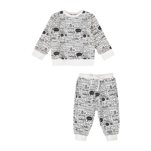 Infant Hello Jogger Set – Multicultural Baby Outfit