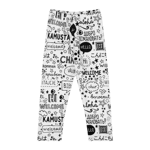 Infant Hello Leggings - Cozy Multicultural Baby Pants
