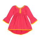 Infant Vestito Pom-pom Tunic Dress – Multicultural Cotton Toddler Outfit