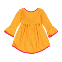 Infant Vestito Pom-pom Tunic Dress – Multicultural Cotton Toddler Outfit