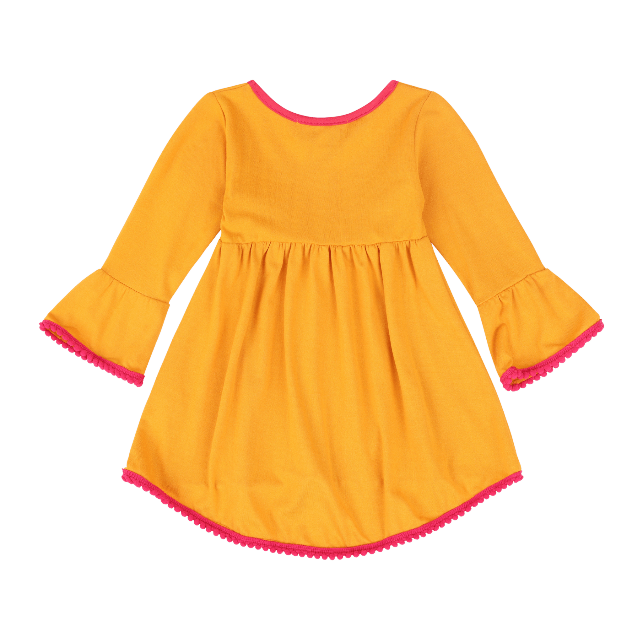 Infant Vestito Pom-pom Tunic Dress – Multicultural Cotton Toddler Outfit