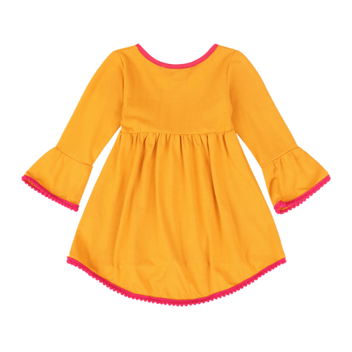 Infant Vestito Pom-pom Tunic Dress – Multicultural Cotton Toddler Outfit