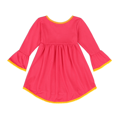 Infant Vestito Pom-pom Tunic Dress – Multicultural Cotton Toddler Outfit