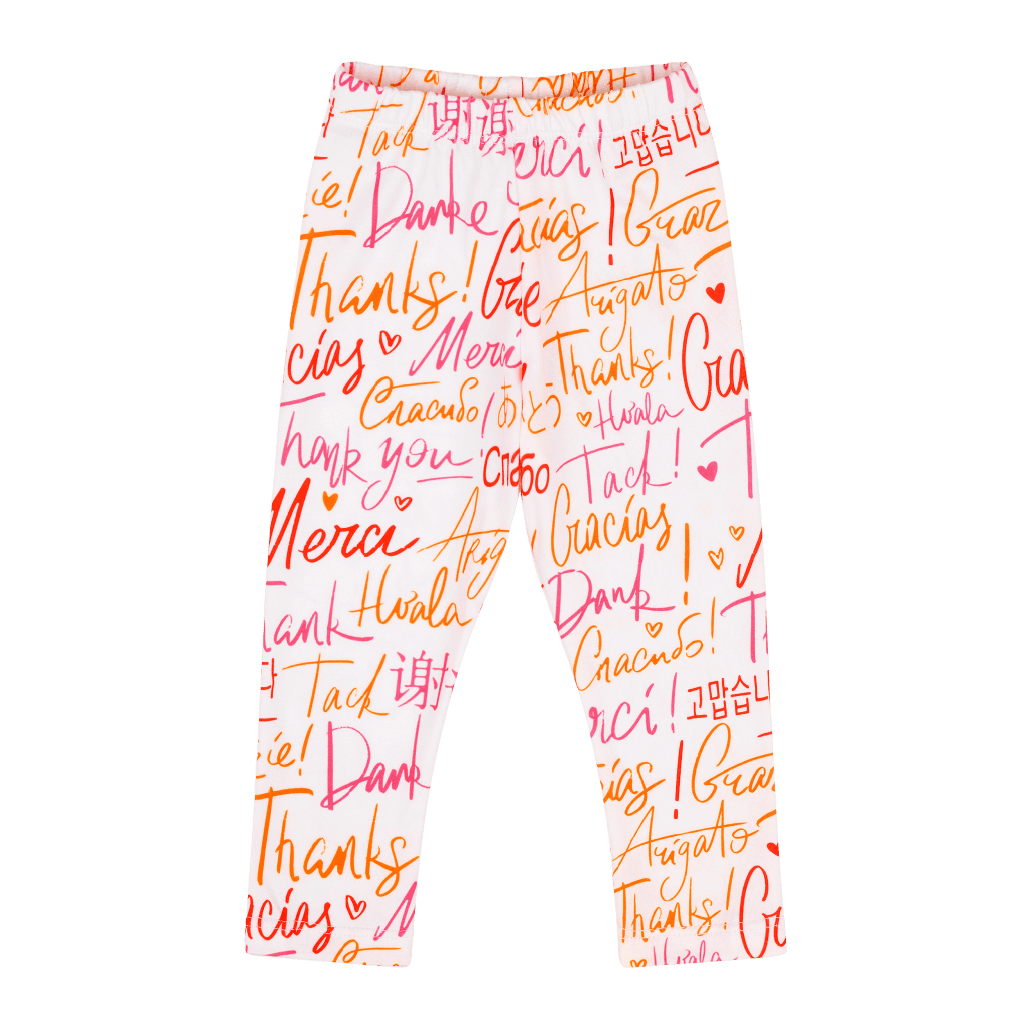Infant Thank You Leggings - Multicultural Baby Apparel | Cozy Everyday Wear