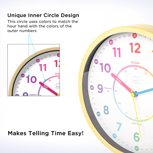 TimeTots Neo Learning Time Clock - Cultr. by Created for Culture asianowned aapimarketplace asianownedkids asianownedkidsproducts asianownedbrands