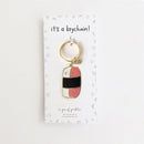 Spam Musubi Enamel Keychain - Cultr. by Created for Culture asianowned aapimarketplace asianownedkids asianownedkidsproducts asianownedbrands