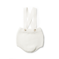 KNIT SUSPENDER BLOOMERS | CLOUD