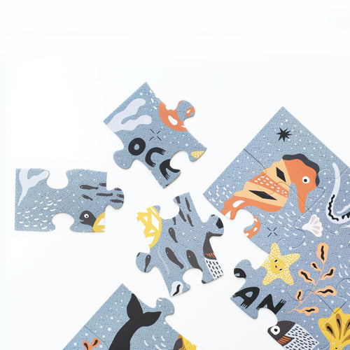 Ocean Life Floor Puzzle - Cultr. by Created for Culture asianowned aapimarketplace asianownedkids asianownedkidsproducts asianownedbrands