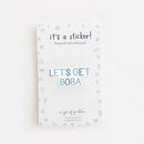 Let's Get Boba Vinyl Sticker - Cultr. by Created for Culture asianowned aapimarketplace asianownedkids asianownedkidsproducts asianownedbrands