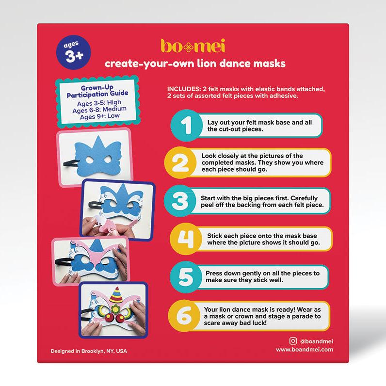 Create-Your-Own Lion Dance Masks