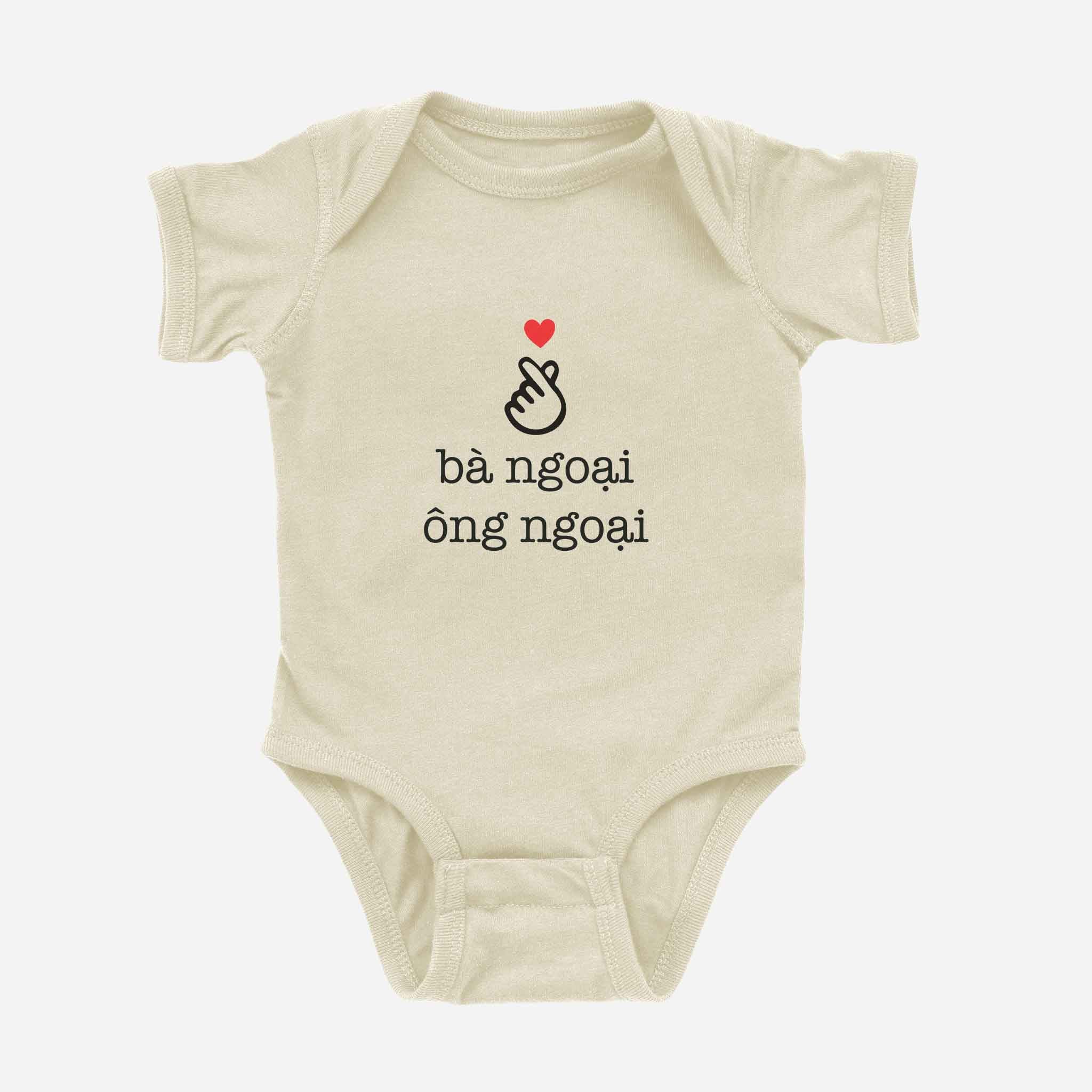 Love Grandma & Grandpa Vietnamese Onesie (Maternal)