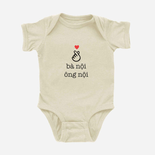 Love Grandma & Grandpa Vietnamese Onesie (Paternal)
