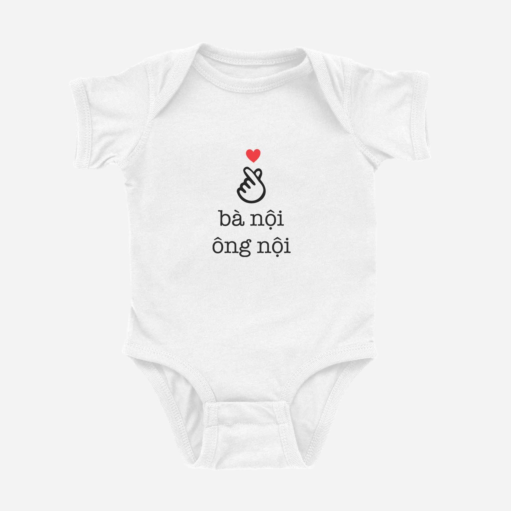 Love Grandma & Grandpa Vietnamese Onesie (Paternal)