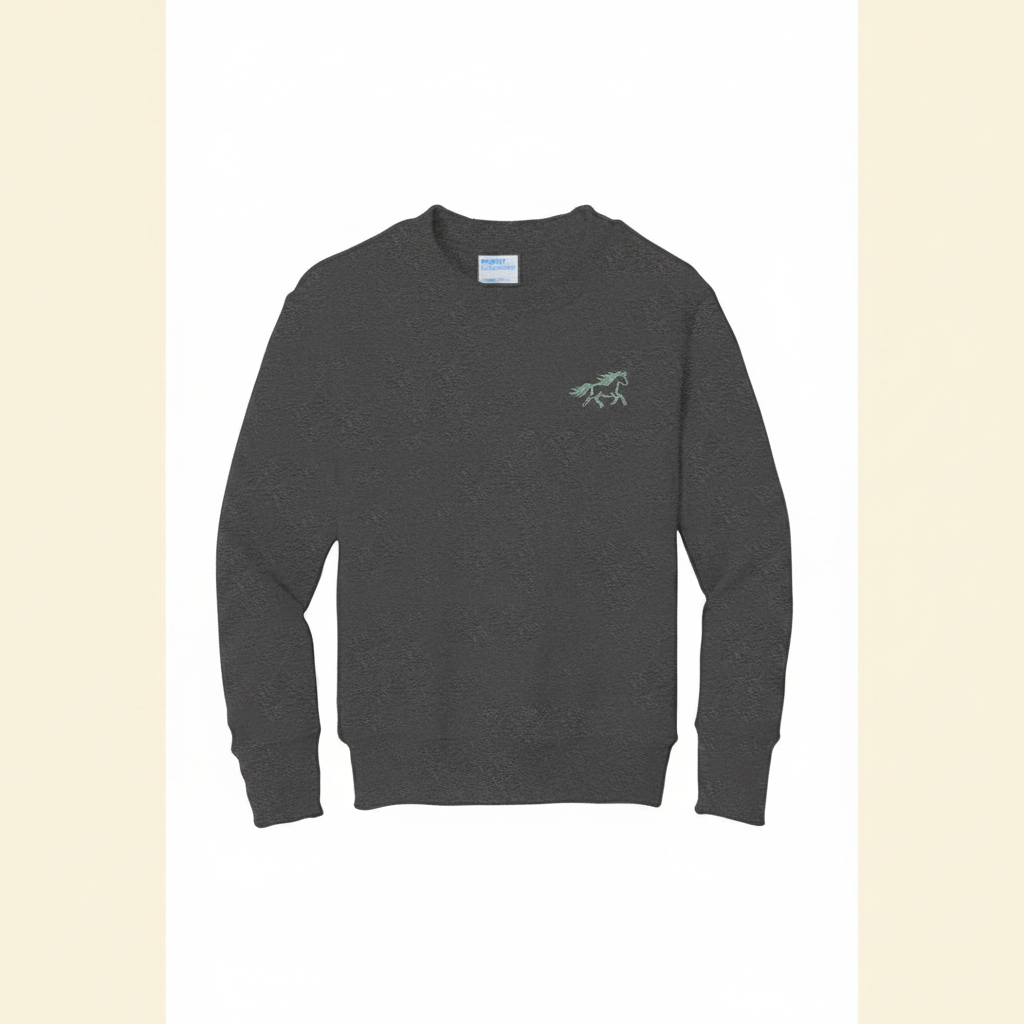 Lunar New Year Horse Youth Fleece Sweatshirt Hero