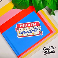 “Hello I’m Maarte” Sticker - Cultr. by Created for Culture asianowned aapimarketplace asianownedkids asianownedkidsproducts asianownedbrands