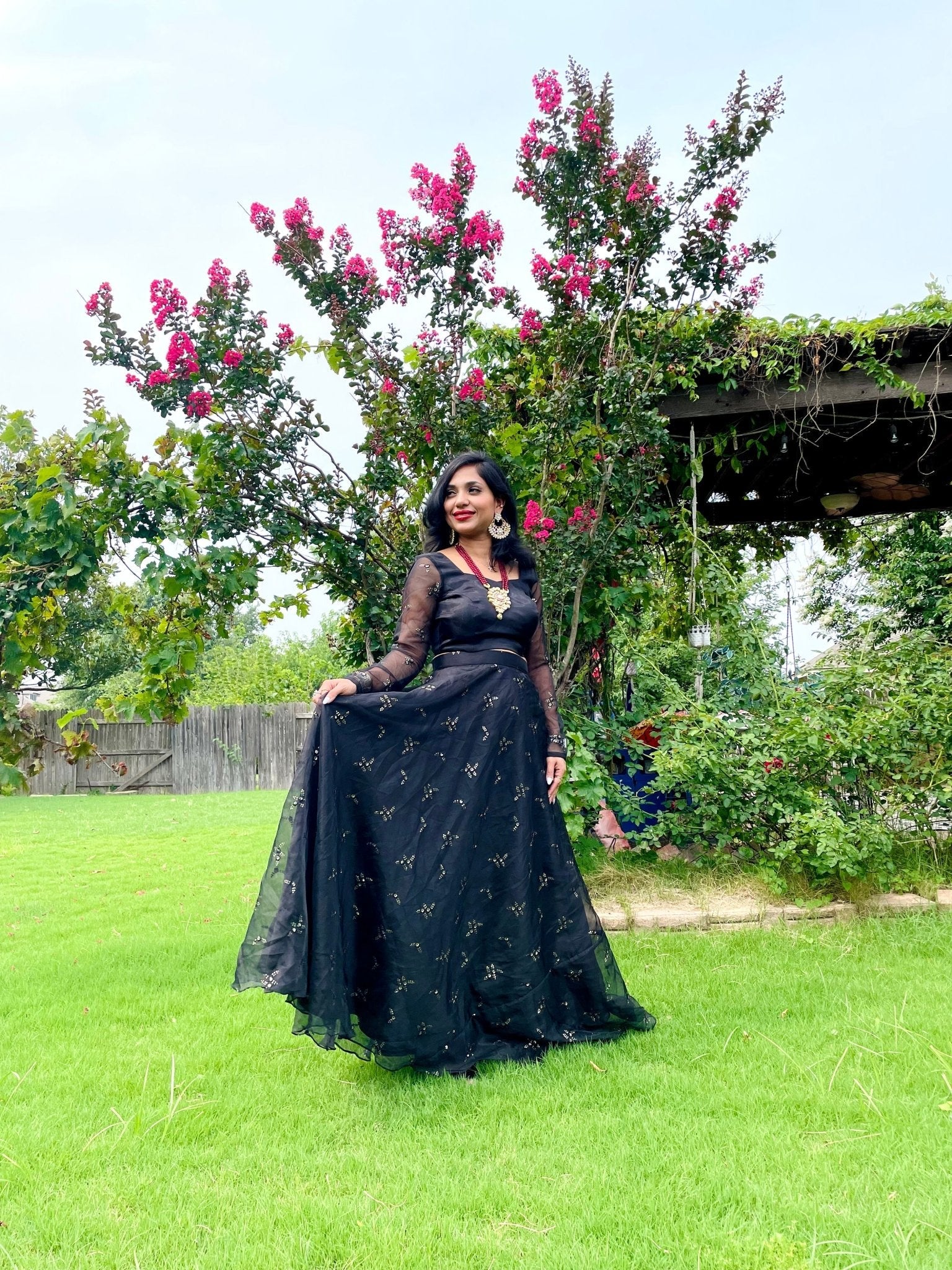 Midnight Rhapsody lehenga set