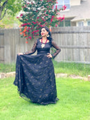Midnight Rhapsody lehenga set