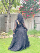 Midnight Rhapsody lehenga set