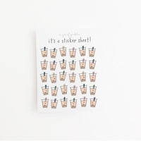 Mini Boba Clear Sticker Sheet - Cultr. by Created for Culture asianowned aapimarketplace asianownedkids asianownedkidsproducts asianownedbrands