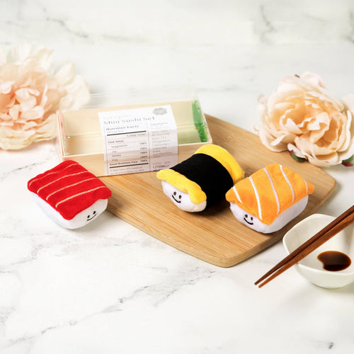 Mini Sushi Plushie Set - Cultr. by Created for Culture asianowned aapimarketplace asianownedkids asianownedkidsproducts asianownedbrands