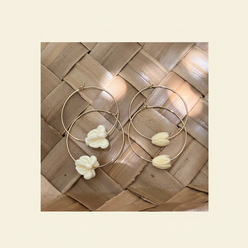 Minimalist Coco Eve Flower Hoops Hero