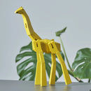 Morphits® Modern Wooden Giraffe Decor – Interactive Puzzle & Art Piece