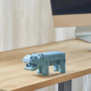 Morphits® Modern Wooden Hippo Decor – Interactive Puzzle & Art Piece