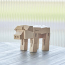 Morphits® Modern Wooden Pig Decor – Interactive Puzzle & Art Piece