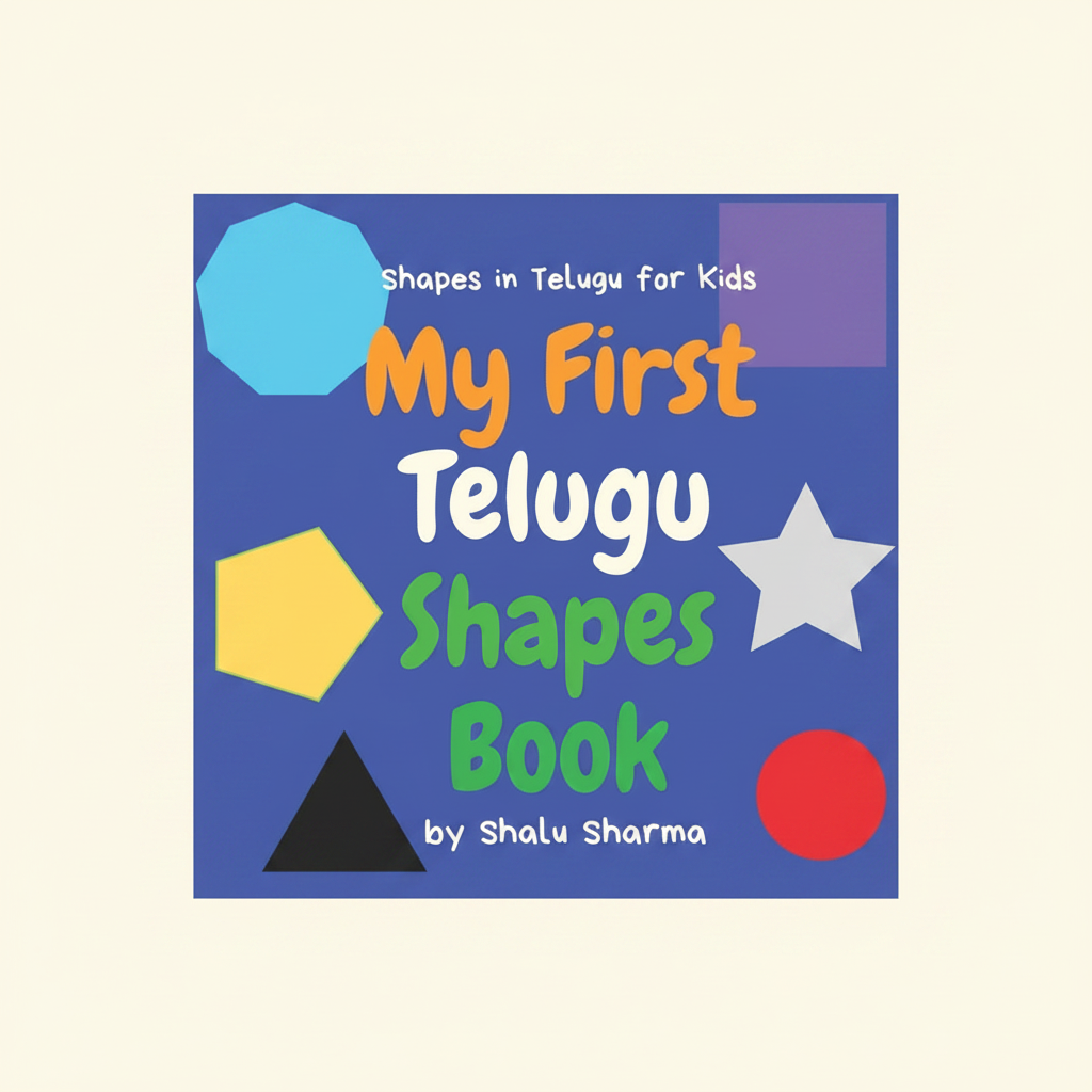 My First Telugu Shapes Book. Shapes in Telugu for Kids: Shapes in Telugu for Bilingual Babies, Toddlers and Beginners. Learn Telugu in English. A Pict - Paperback