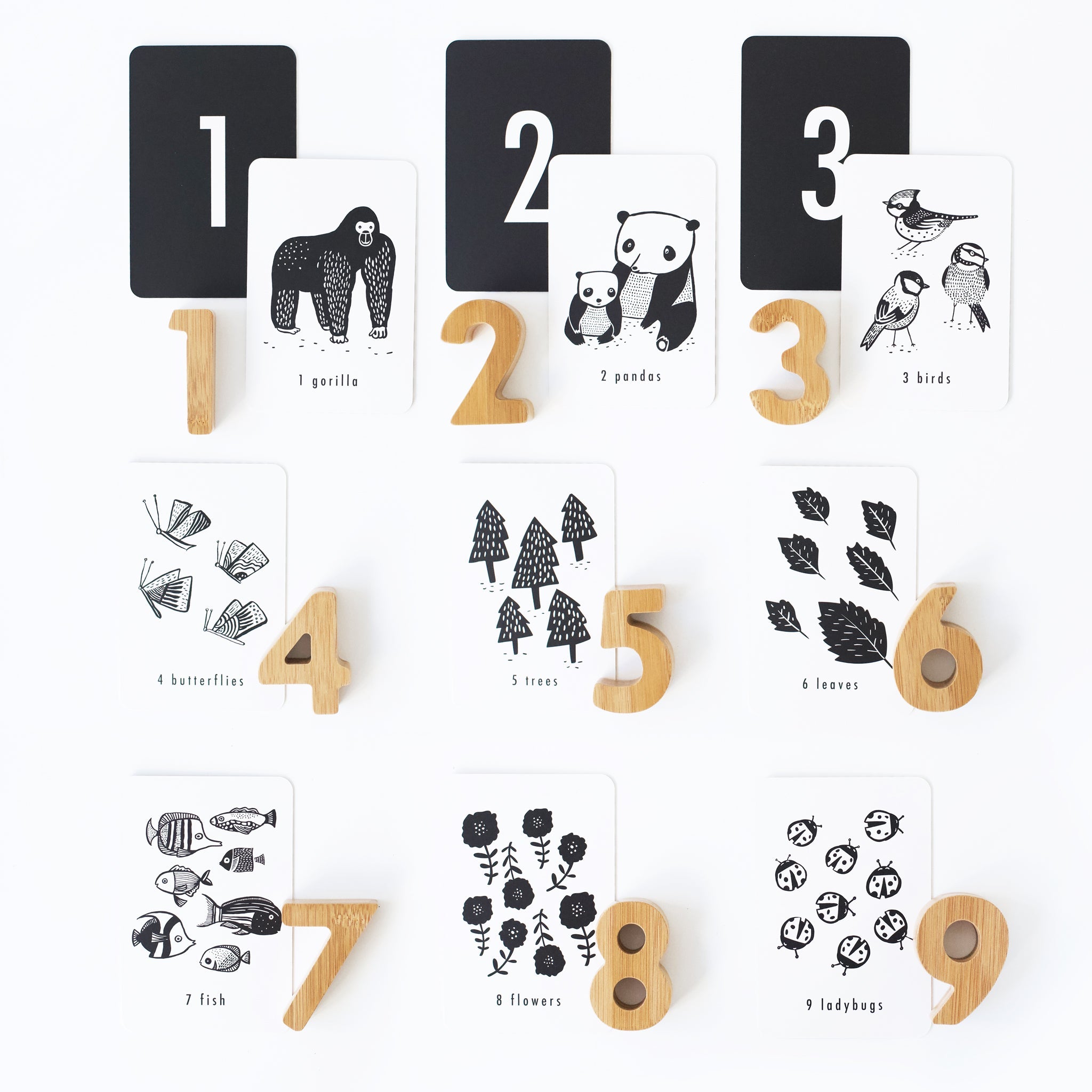 Nature Number Cards - Cultr. by Created for Culture asianowned aapimarketplace asianownedkids asianownedkidsproducts asianownedbrands