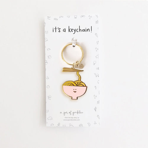 Noodle Bowl Enamel Keychain - Cultr. by Created for Culture asianowned aapimarketplace asianownedkids asianownedkidsproducts asianownedbrands