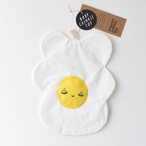 Organic Crinkle Toy - Egg - Cultr. by Created for Culture asianowned aapimarketplace asianownedkids asianownedkidsproducts asianownedbrands