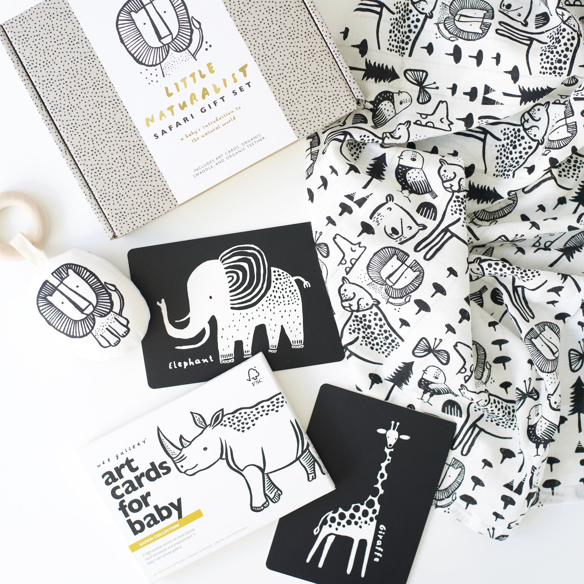 Newborn Baby Gift Set - Safari - Cultr. by Created for Culture asianowned aapimarketplace asianownedkids asianownedkidsproducts asianownedbrands