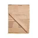 Maple Beige Handwoven Hand Embroidered Classic Scarf