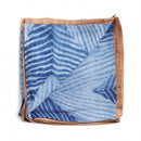 Samu Black Hand Crafted  Shibori Print Silk Chiffon Sqaure Scarf