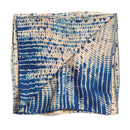 Tesu Black Gold Hand Crafted Shibori Silk Scarf