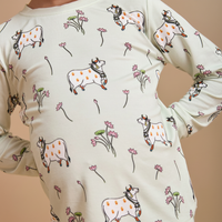 Pichwai Pastures Toddler PJ Set