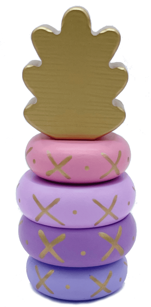 Pink Pineapple Stacking Toy - Cultr. by Created for Culture asianowned aapimarketplace asianownedkids asianownedkidsproducts asianownedbrands