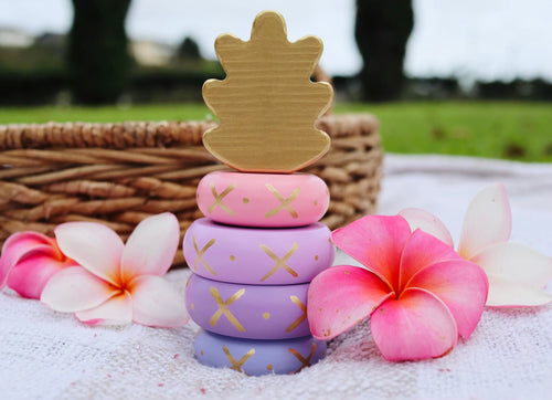 Pink Pineapple Stacking Toy - Cultr. by Created for Culture asianowned aapimarketplace asianownedkids asianownedkidsproducts asianownedbrands